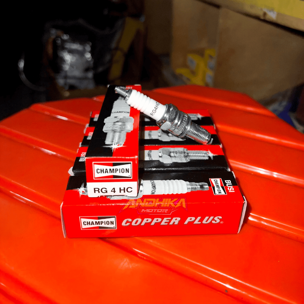 BUSI CHAMPION RG4HC BEAT VARIO SCOOPY KARISMA SUPRA X 125 JUPITER MX ORIGINAL CHAMPION BUSI MOTOR DR