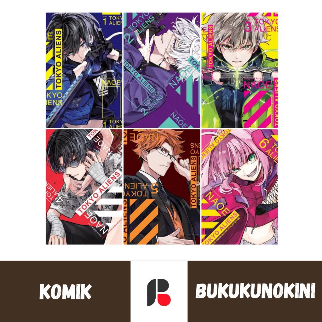 (Original, Segel) Komik Tokyo Aliens vol 1 2 3 4 5 6 - Naoe (Elex Media)