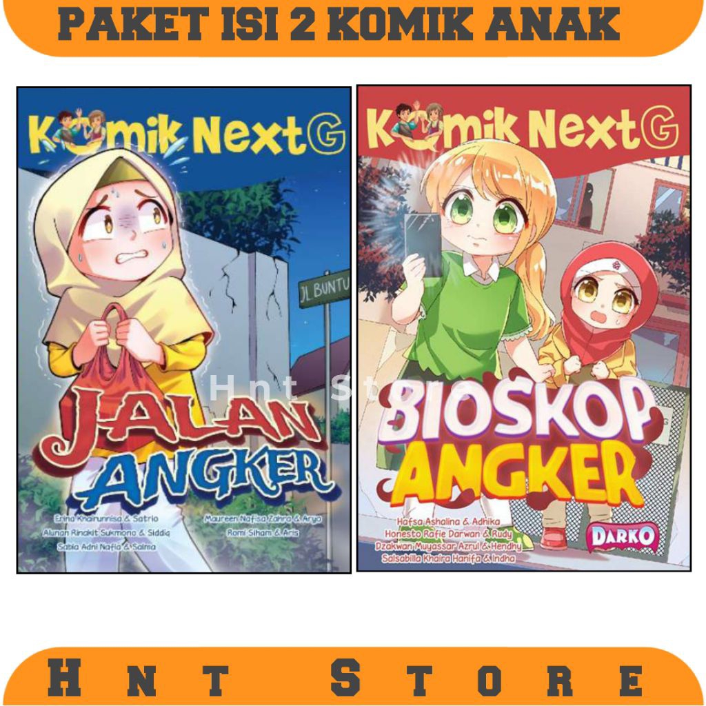 Paket 2 Komik Horor Untuk Anak Anak | Jalan Angker + Bioskop Angker