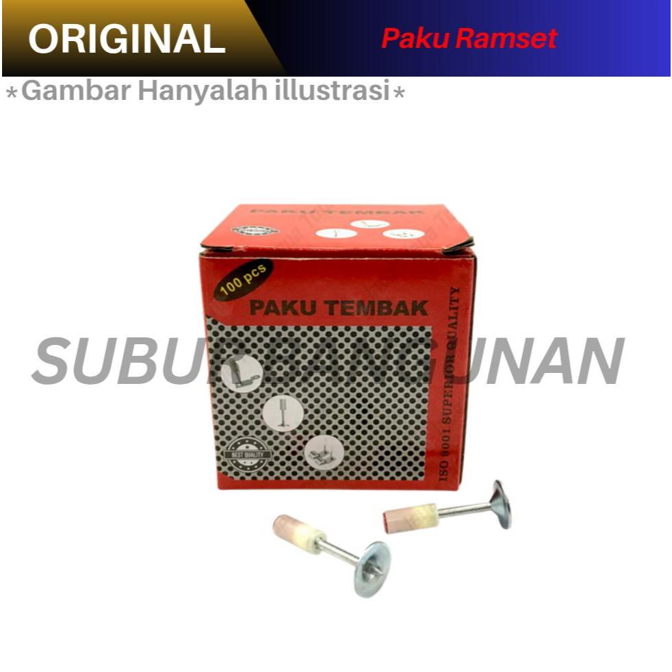 PAKU TEMBAK RAMSET ISI 100 PCS PAKU MINI RAMSET NAIL ISI ULANG PAKU RAMSET