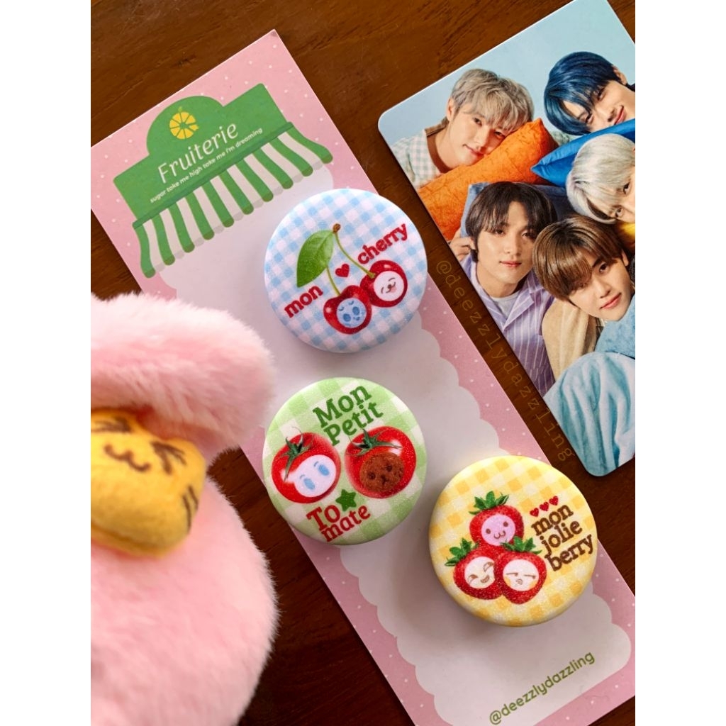 Fruiterie Button Pin | Pin Button NCT Dream Lucu Gemas Murah