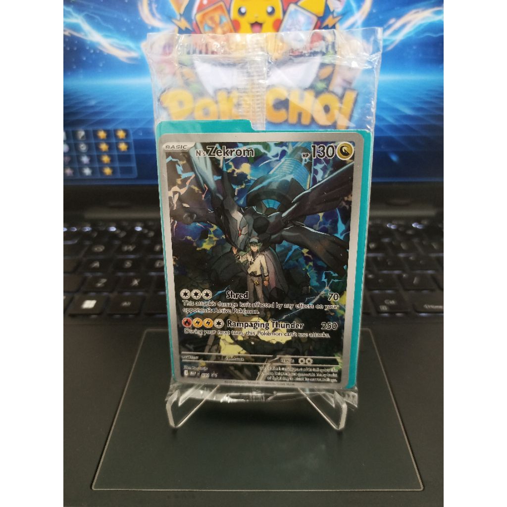 N's Zekrom Sealed - 031 | TCG Pokemon Inggris Promo ETB Ascended Heroes