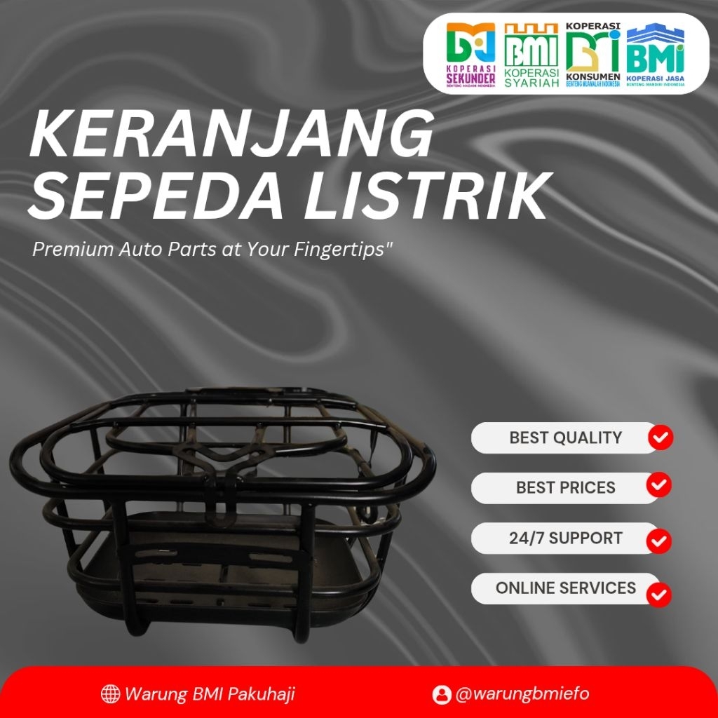 KERANJANG SEPEDA LISTRIK