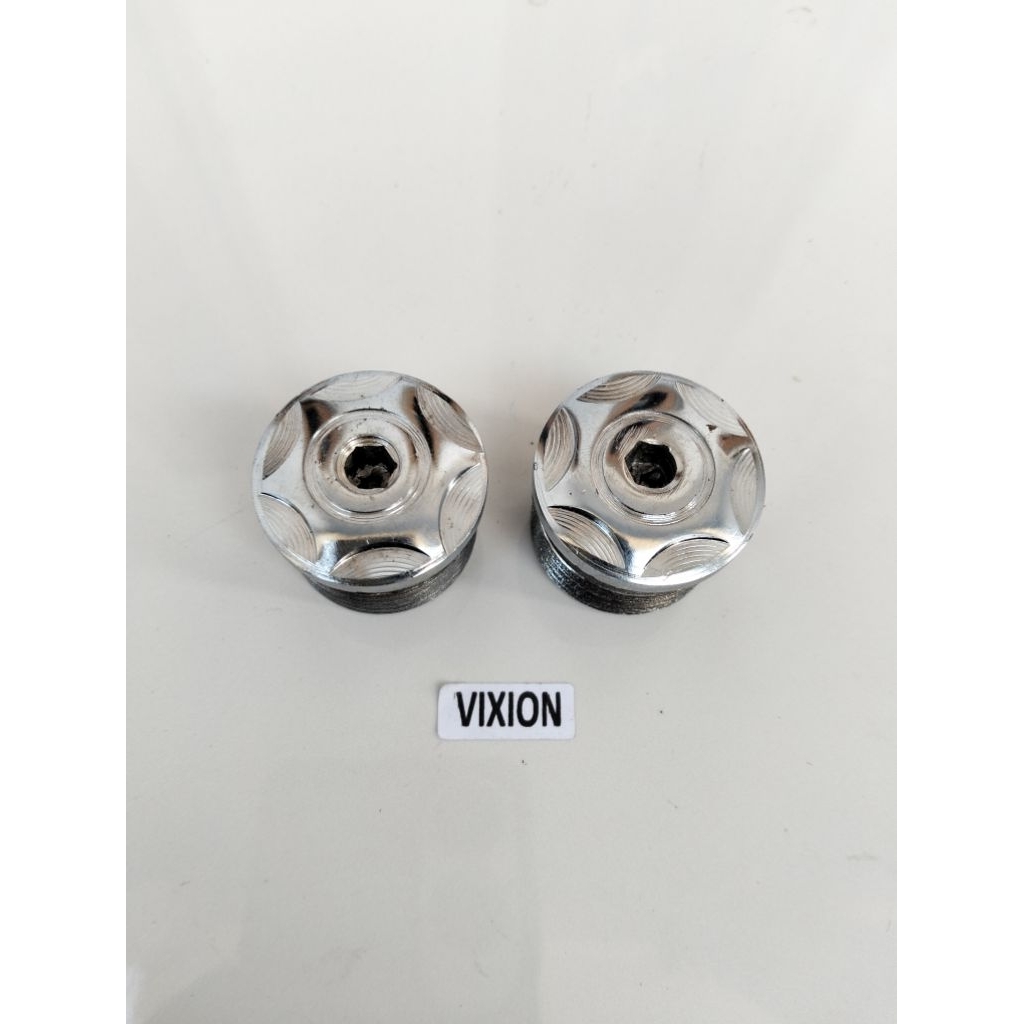 Baut Tutup As Shock Depan Vixion Old Vixion New nvl nva Set Kanan Kiri Besi Padat Costum Bubut Krum