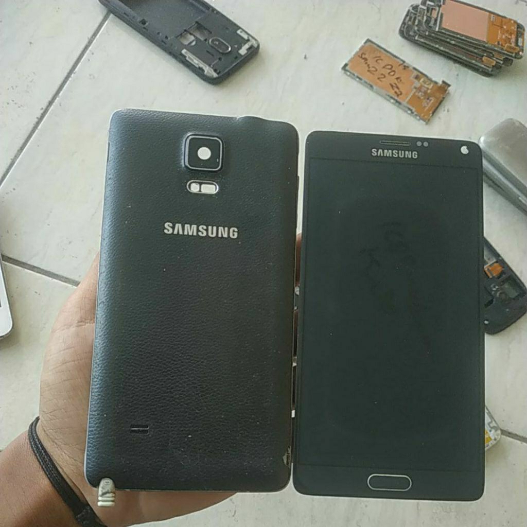lcd bekas samsung Galaxy note 4,lcd shadow tc ok, dapat sesuai gambar
