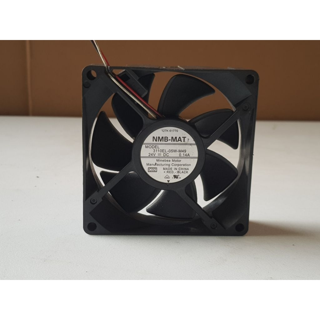 Fan kipas NMB-MAT DC 24V_0.14A 8X8CM 3pin
