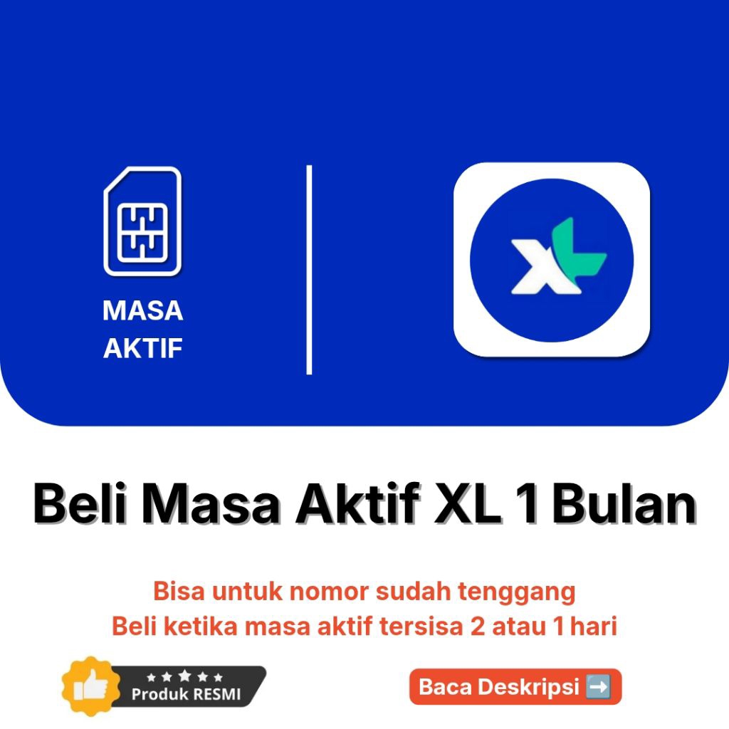 Perpanjang Masa Aktif XL + 30 Hari
