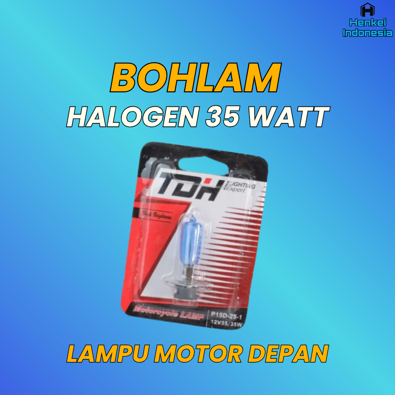 TDH - Bohlam Lampu Depan Motor 35 Watt - Lampu Motor Depan Bohlam Halogen