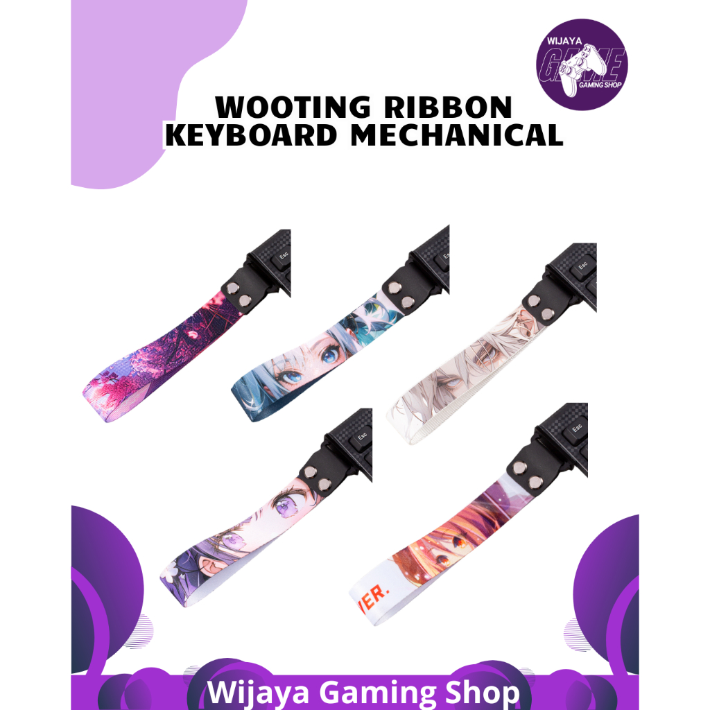 Wooting Keyboard Strap Anime - Aksesoris Mechanical Keyboard Wooting 60HE