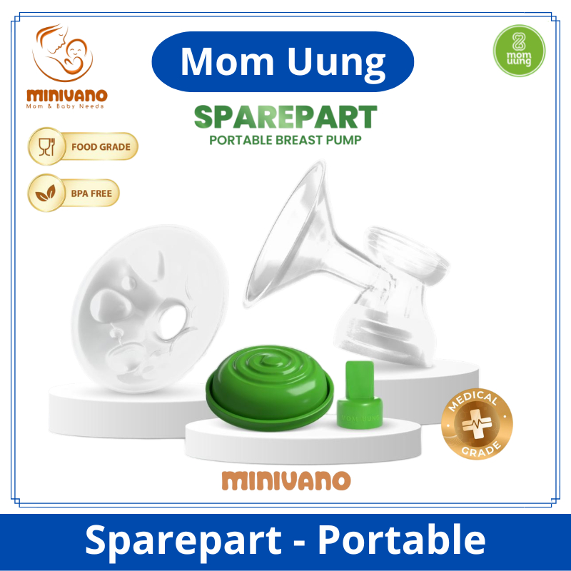 Mom Uung Sparepart Pompa ASI Portable - Valve Diafragma Corong Breastshield Botol PPSU Charger