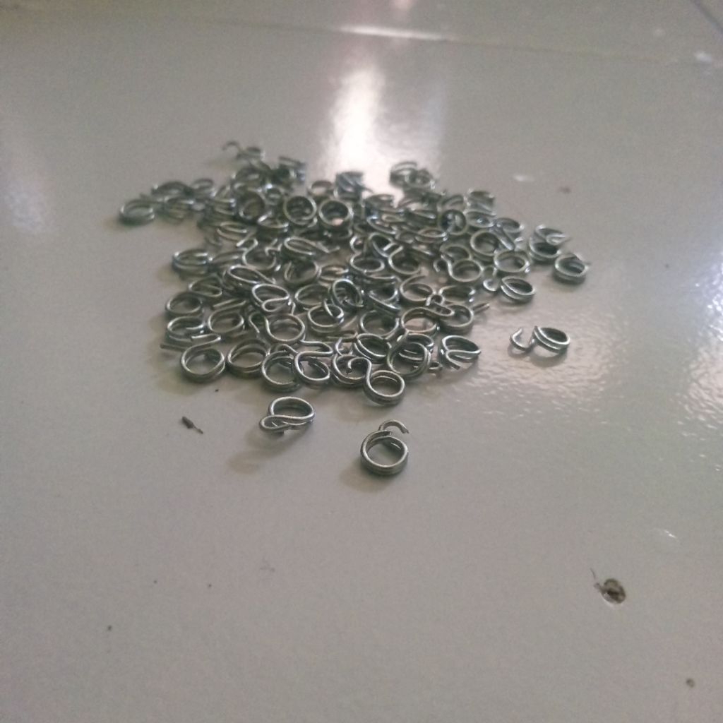200pcs ring8 buat bahan jerat racik ruak ruak
