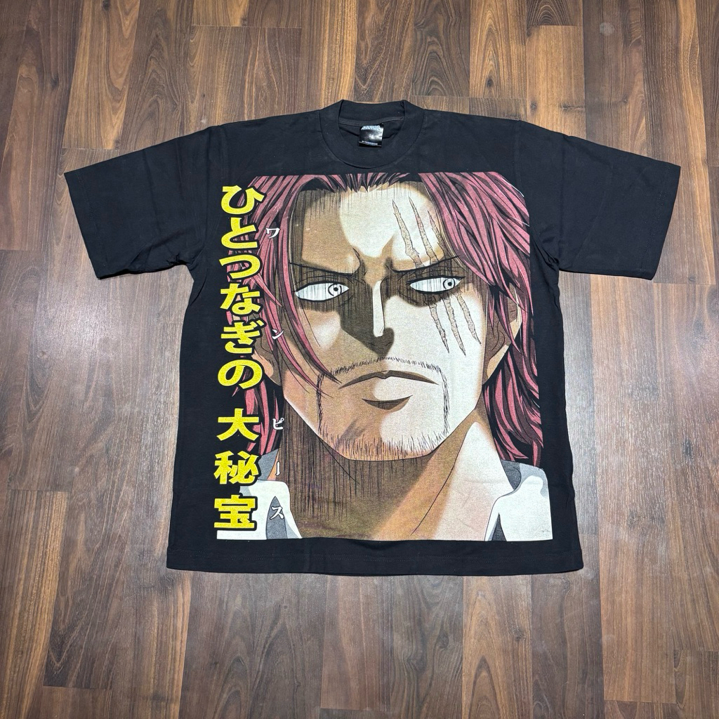 T-Shirt / Tees Bootleg SKAARS Akagami No Shanks 4 Emperor Anime One Piece Black Colour (NEW)
