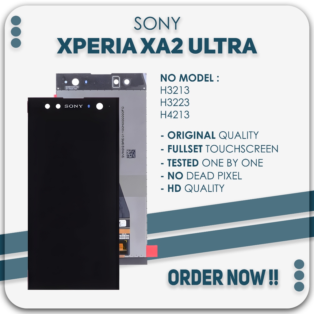 Grosir LCD Sony Xperia XA2 Ultra - Fullset Touchscreen Original