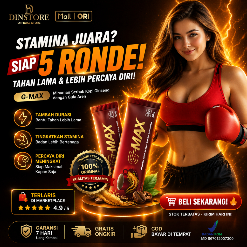 KOPI KUAT NO.1 TERLARIS KOPI GMAX MINUMAN STAMINA PRIA ORIGINAL GINSENG TAHAN LAMA BPOM