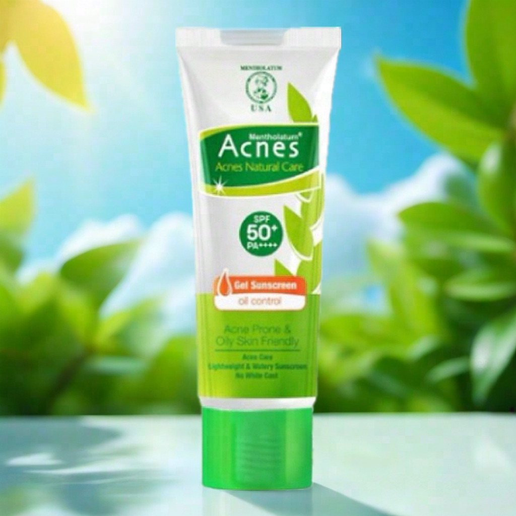 ACNES NATURAL CARE - gel acnes sunscreen spf 50++ | sunscreen gel | tabir surya