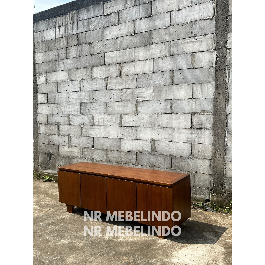 Bufet Tv Retro Minimalis Kayu Jati Bufet Tv Retro Kayu Jati Bufet Tv Minimalis kayu jati bufet Tv ja
