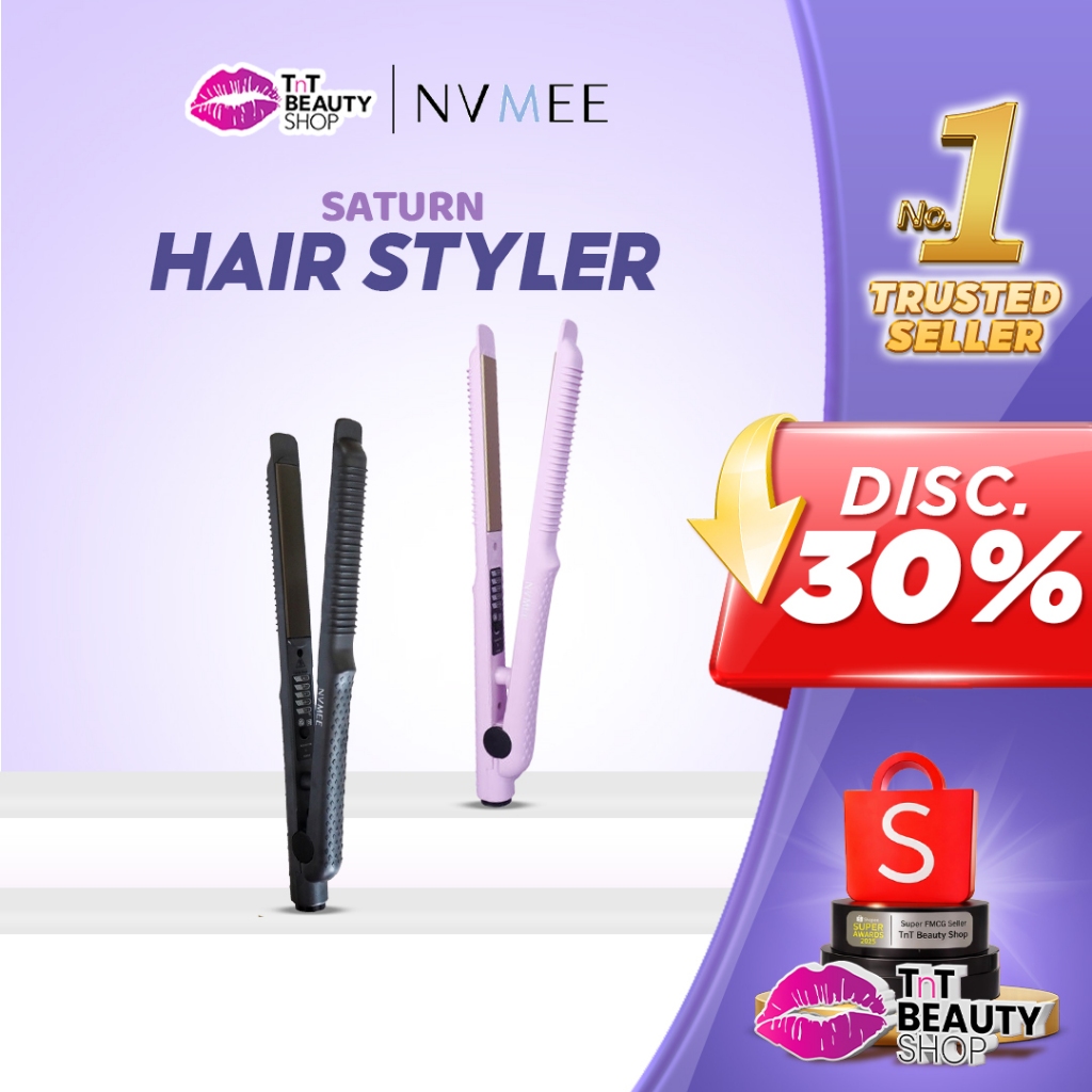 NVMEE - Catokan Pelurus Rambut Saturn Hair Styler Mudah Digunakan | TnT Beauty Shop