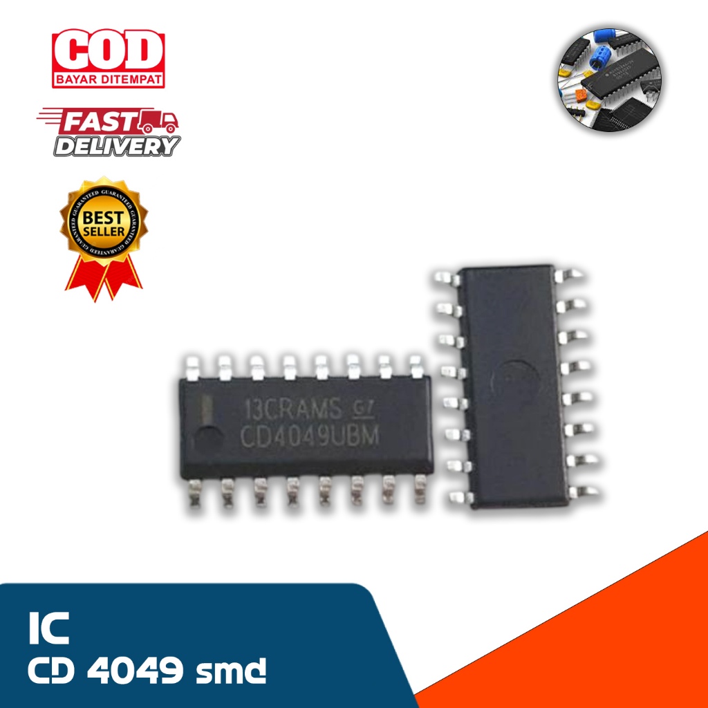 IC CD 4049 CD4049 smd cd4049smd 5 Biji