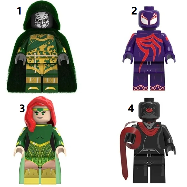 Hellfire Gala Comics Dr Doctor Von Doom Spiderman Jean Grey Phoenix Cyclops Action Figure Mini