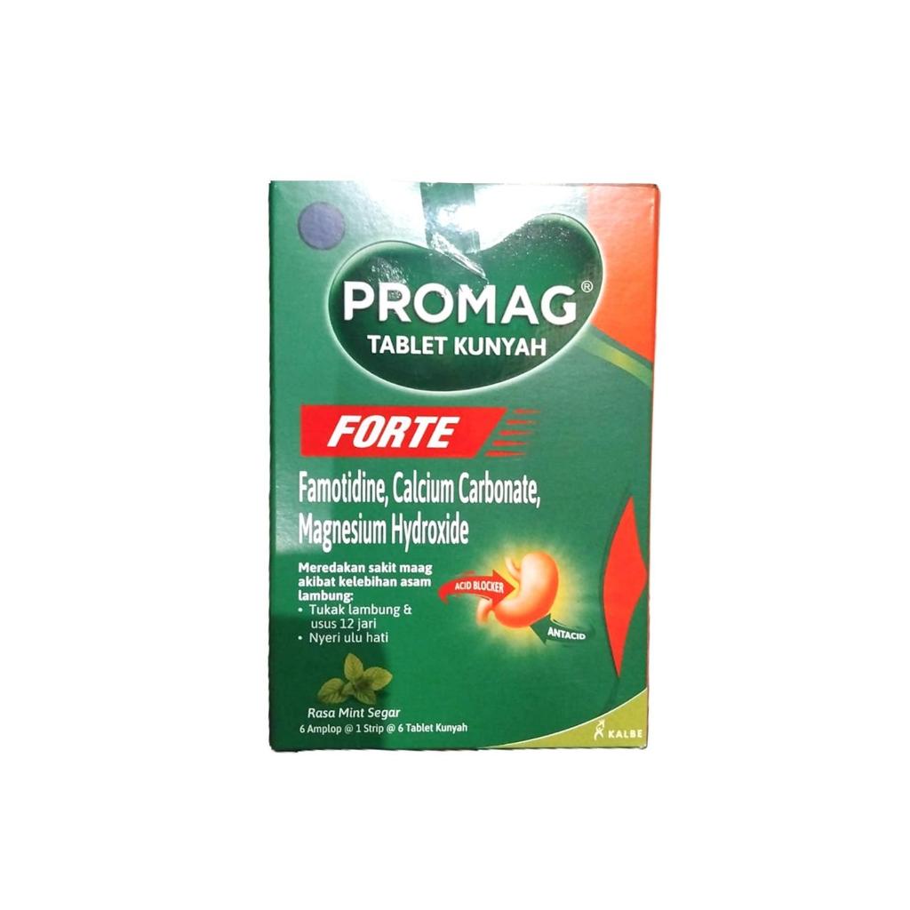 Promag Forte Pengganti Promag Double Action Obat Sakit Maag dan Asam Lambung @ 6 Tab