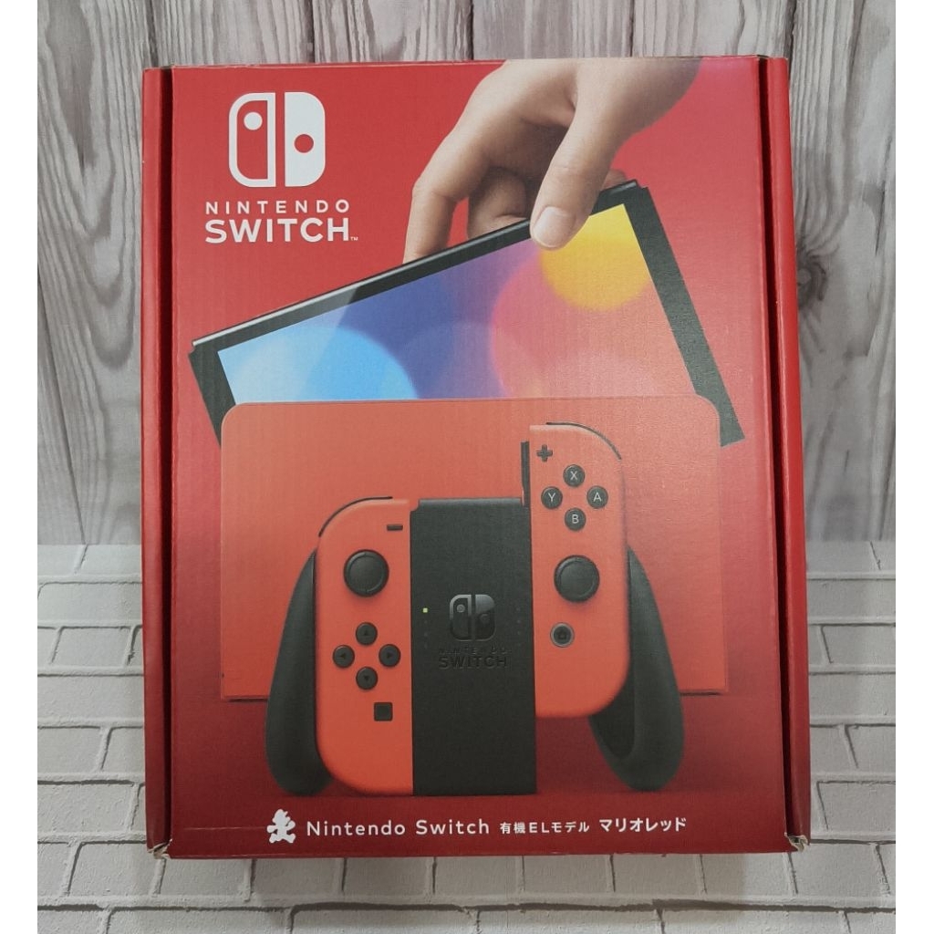 Nintendo Switch OLED Super Mario Red Limited Edition 64GB OFW Reg Asia second bekas like new dan ada