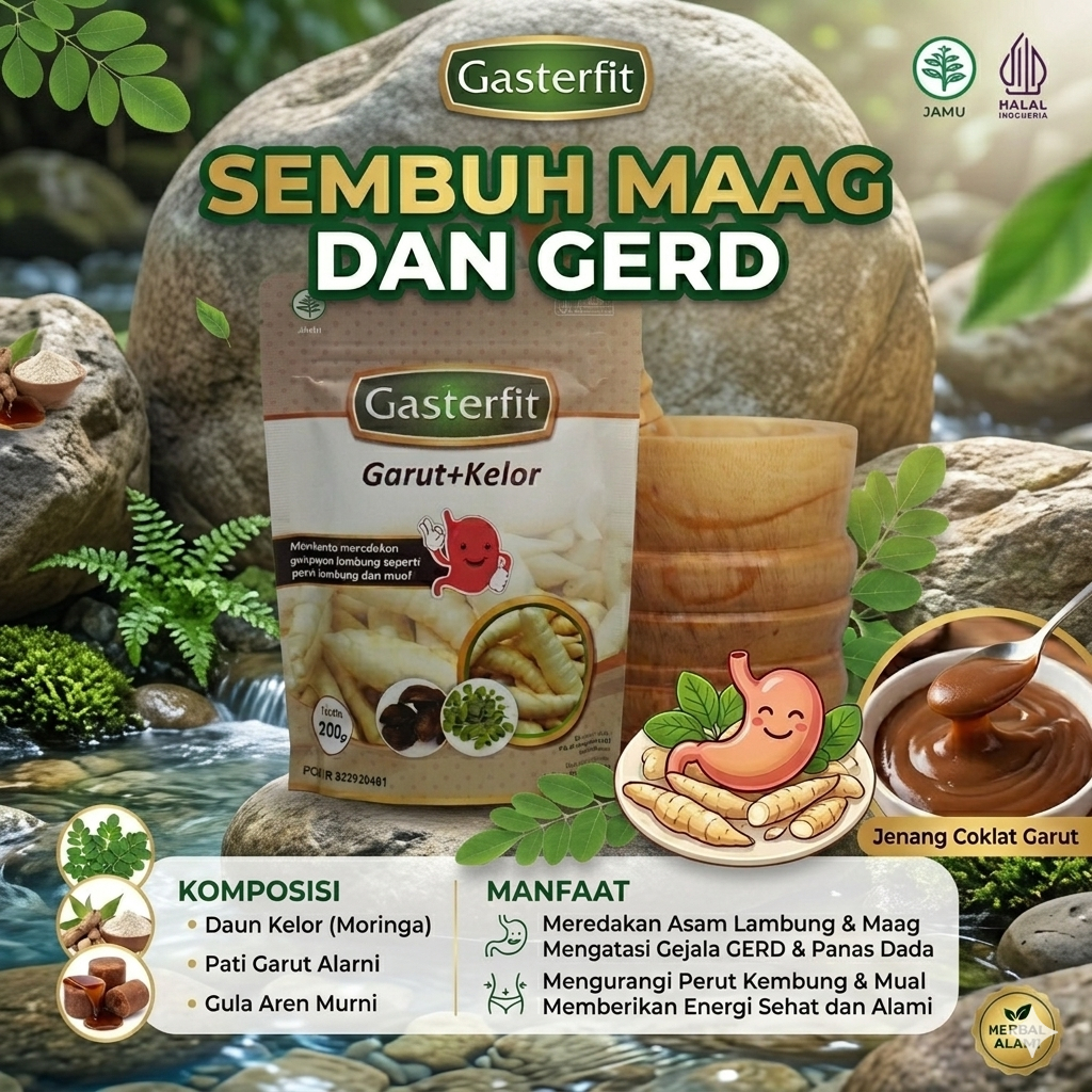 GASTERFIT OBAT ASAM LAMBUNG DAN MAAG PALING AMPUH