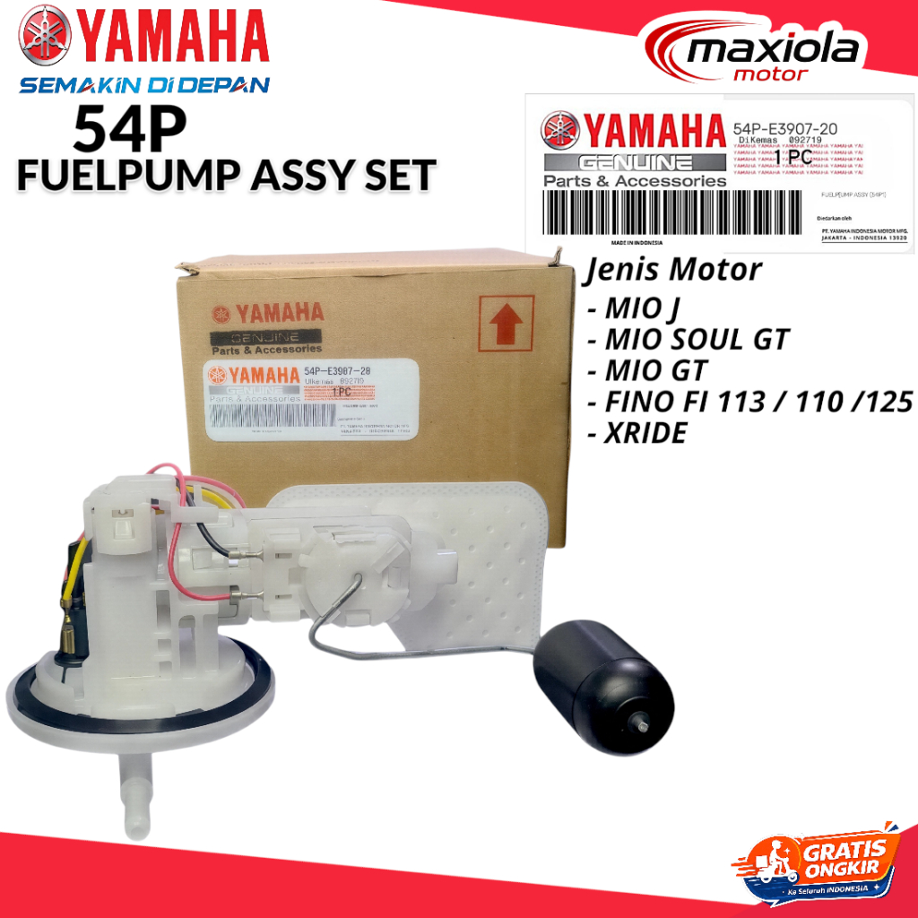 Fuelpump Mio J / Mio Soul GT / Mio GT / Fino Fi / Xride / Fuel Pump Assy Set 54P
