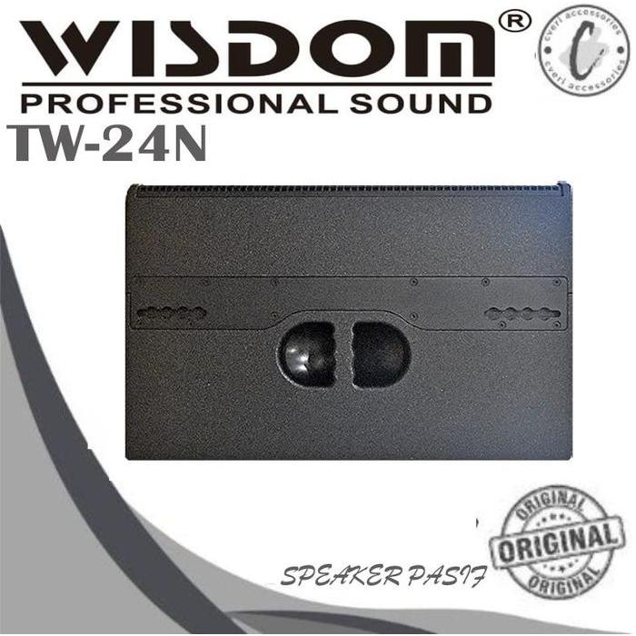 Speaker Gantung Wisdom TW24N 2 x 12 Inch Speaker Pasif Wisdom TW-24N Neodymium