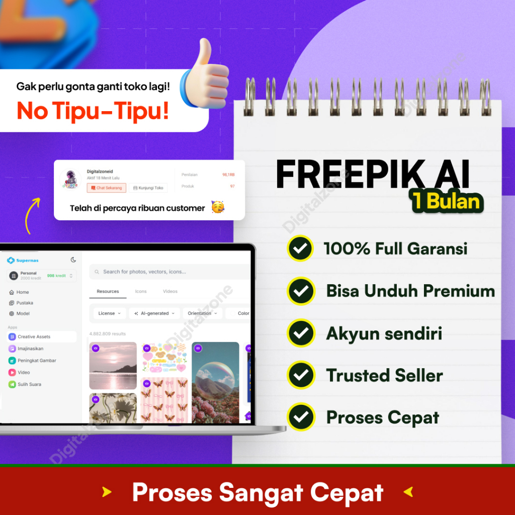 [PREMIUM] Supernas Generate AI Freepik - Solusi Kreatif All-in-One