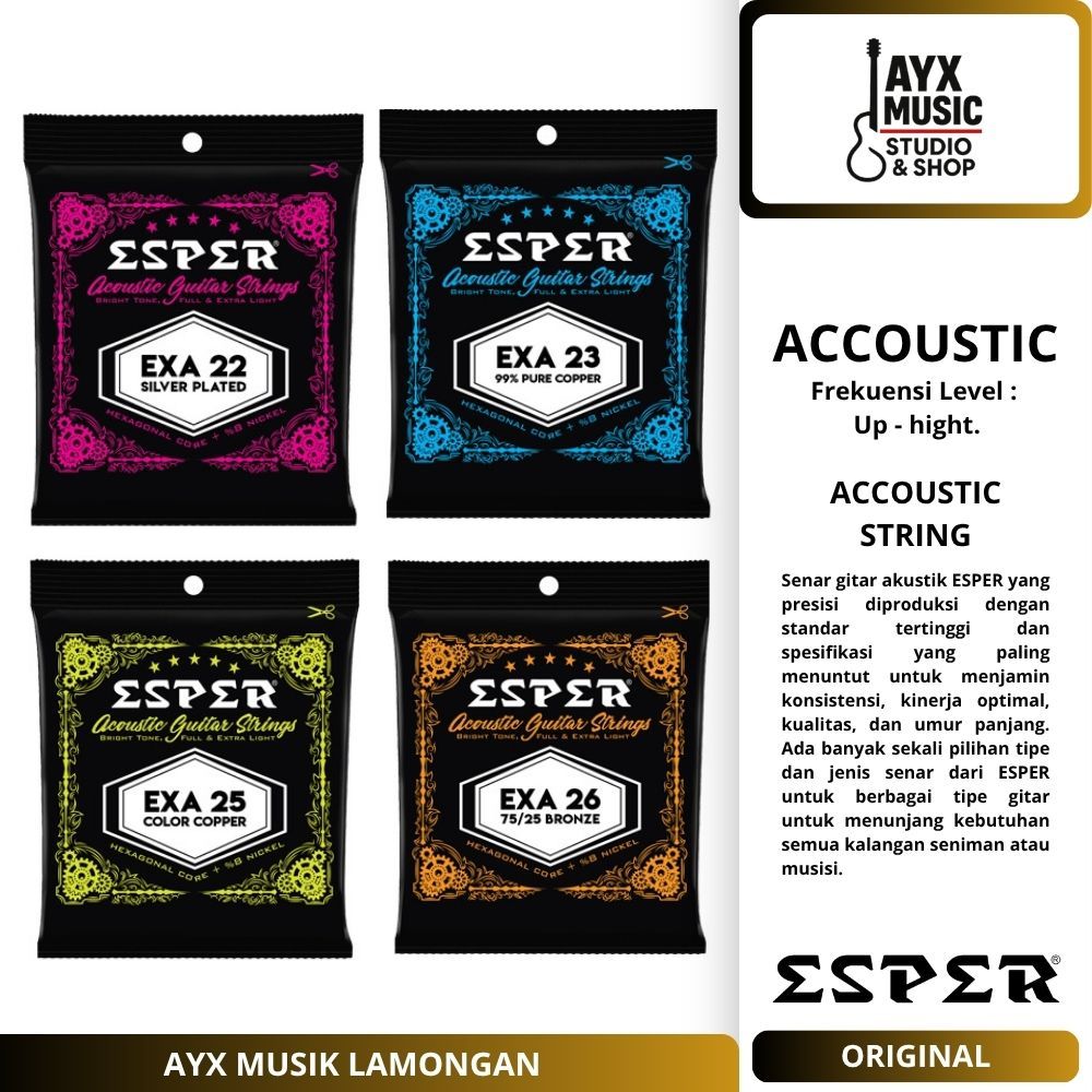 Esper Senar Gitar Akustik Original | 10-47 | Senar Gitar Akustik Original