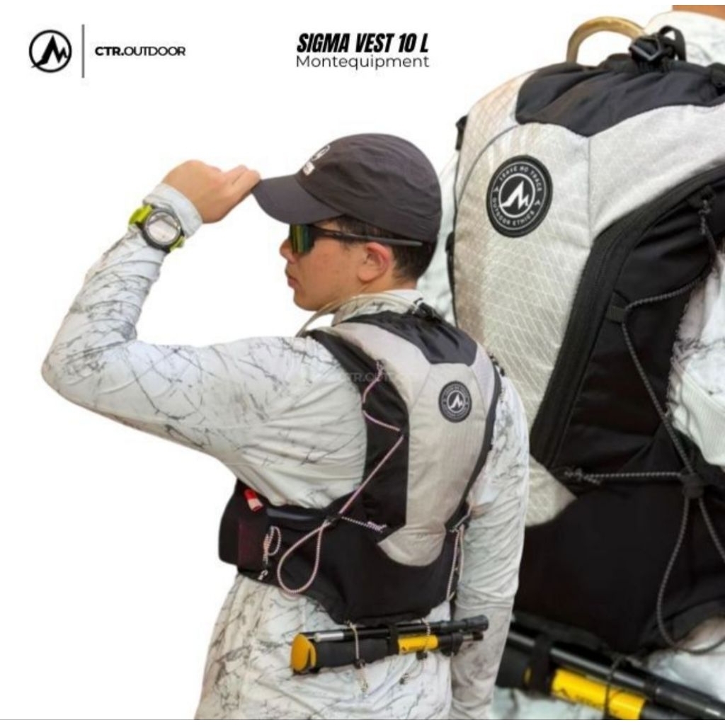 Tas Rompi Hydropack Monte Equipment Sigma Running Vest 10L