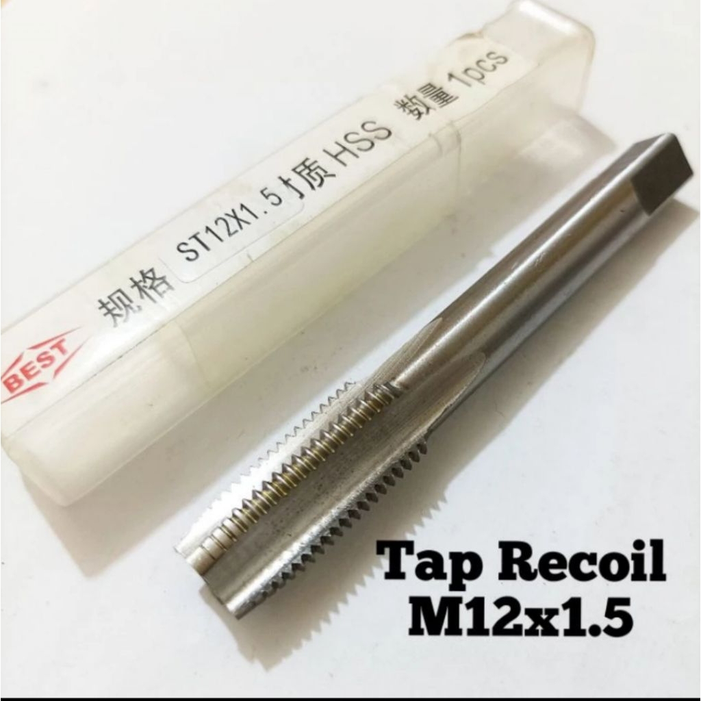 Tap recoil m12x1.5 tap recoil baut oli std motor spot bebek metik