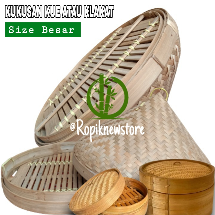 Kukusan kue bambu/Klakat bambu/Kukusan dimsum [ Size Besar ]