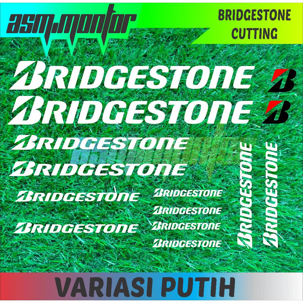 CUTTING STICKER SEPEDA BRIDGESTONE