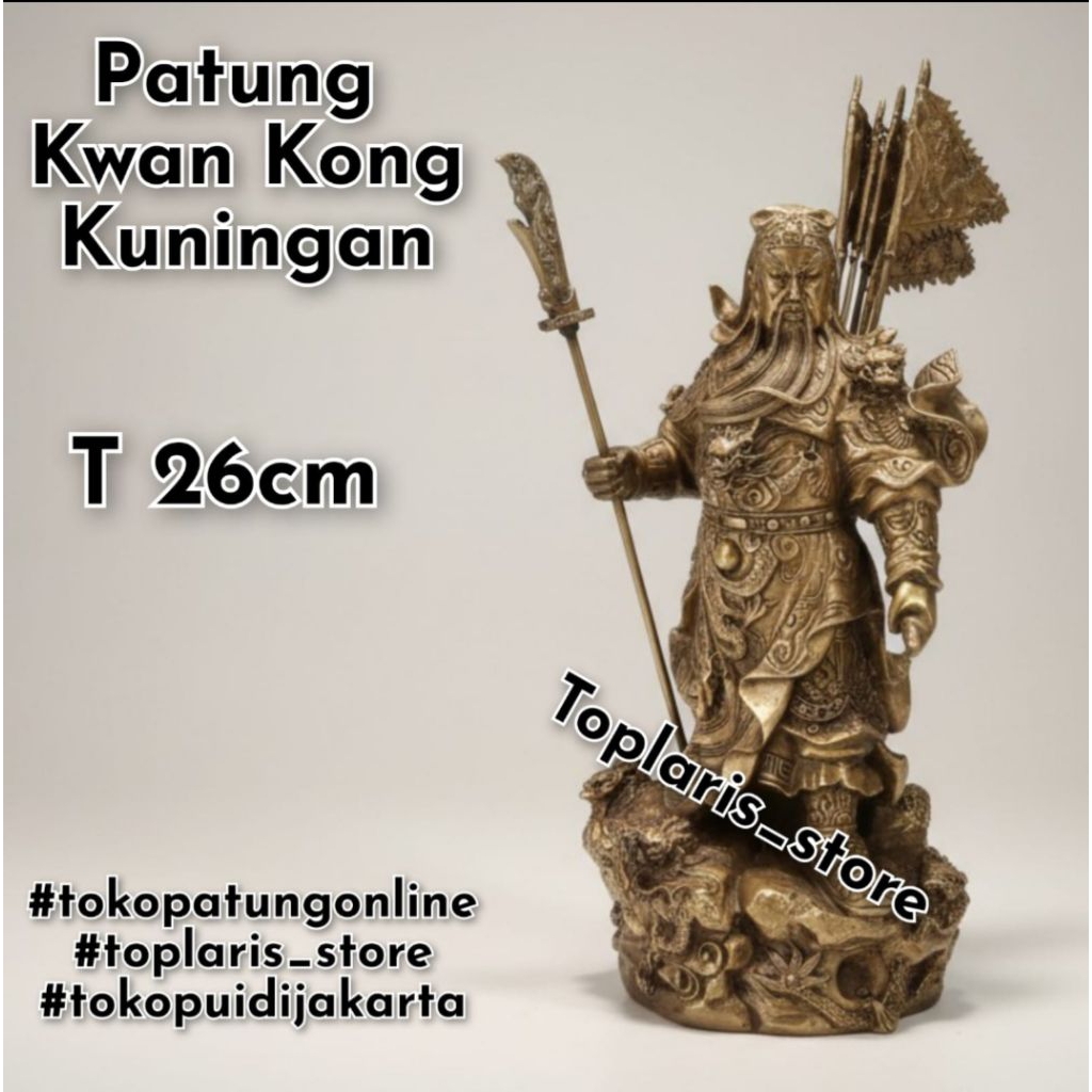 Patung Kwan kong Kuningan