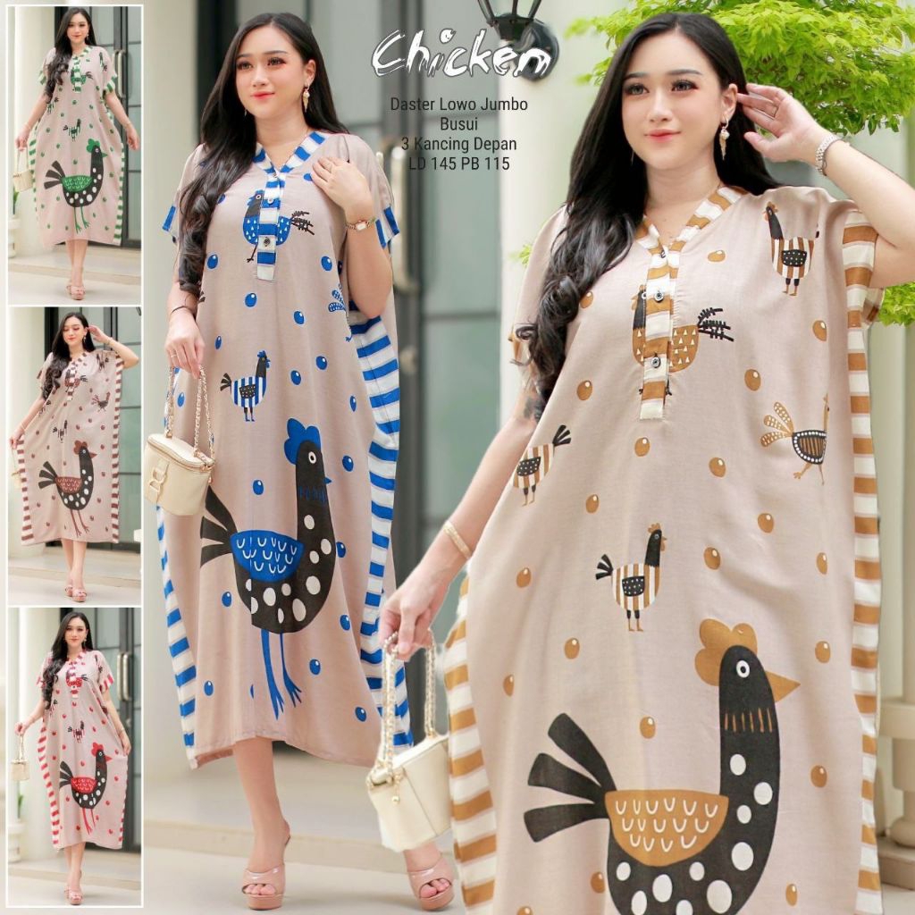 100k 3 pcs Daster lowo jumbo