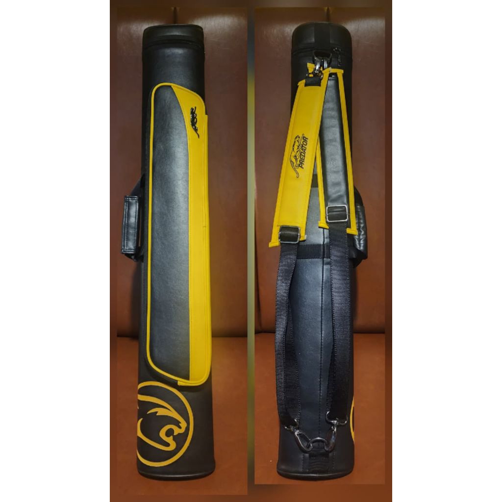 Roadline 2x4 Hard Cue Case | Black-Yellow
