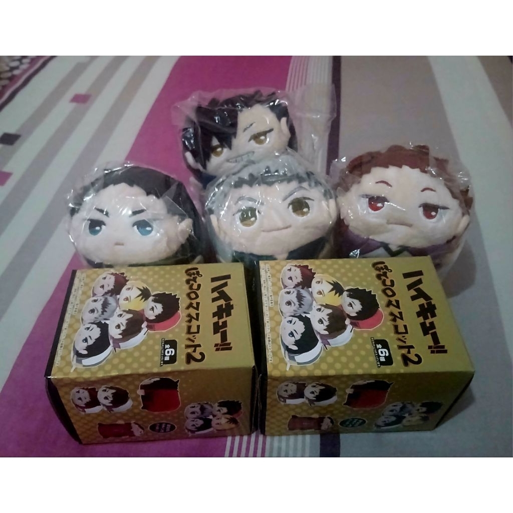 Haikyuu Potekoro Mascot vol.2 - Bonus Kuroo, Bokuto, Akaashi, Tendou