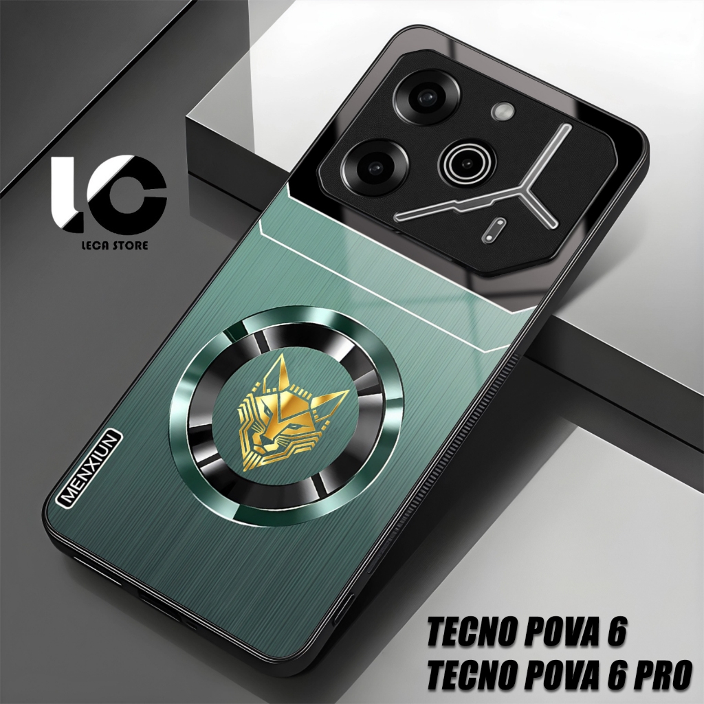 Softcase Hp TENCO POVA 6 Casing TENCO POVA 6 PRO Case Glossy Cassing kaca kilau Pelindung Hp Aksesor
