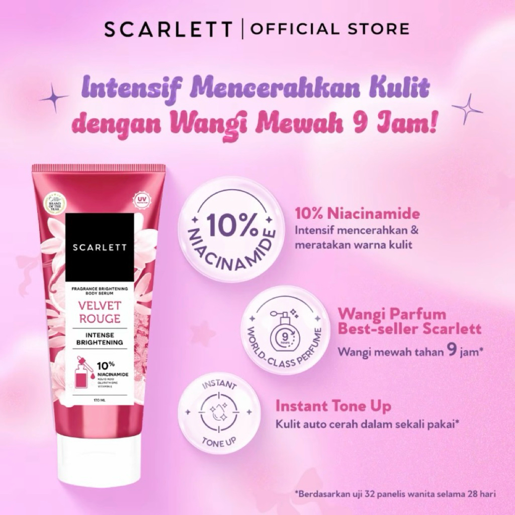 SCARLETT Fragrance Body Serum Velvet Rouge