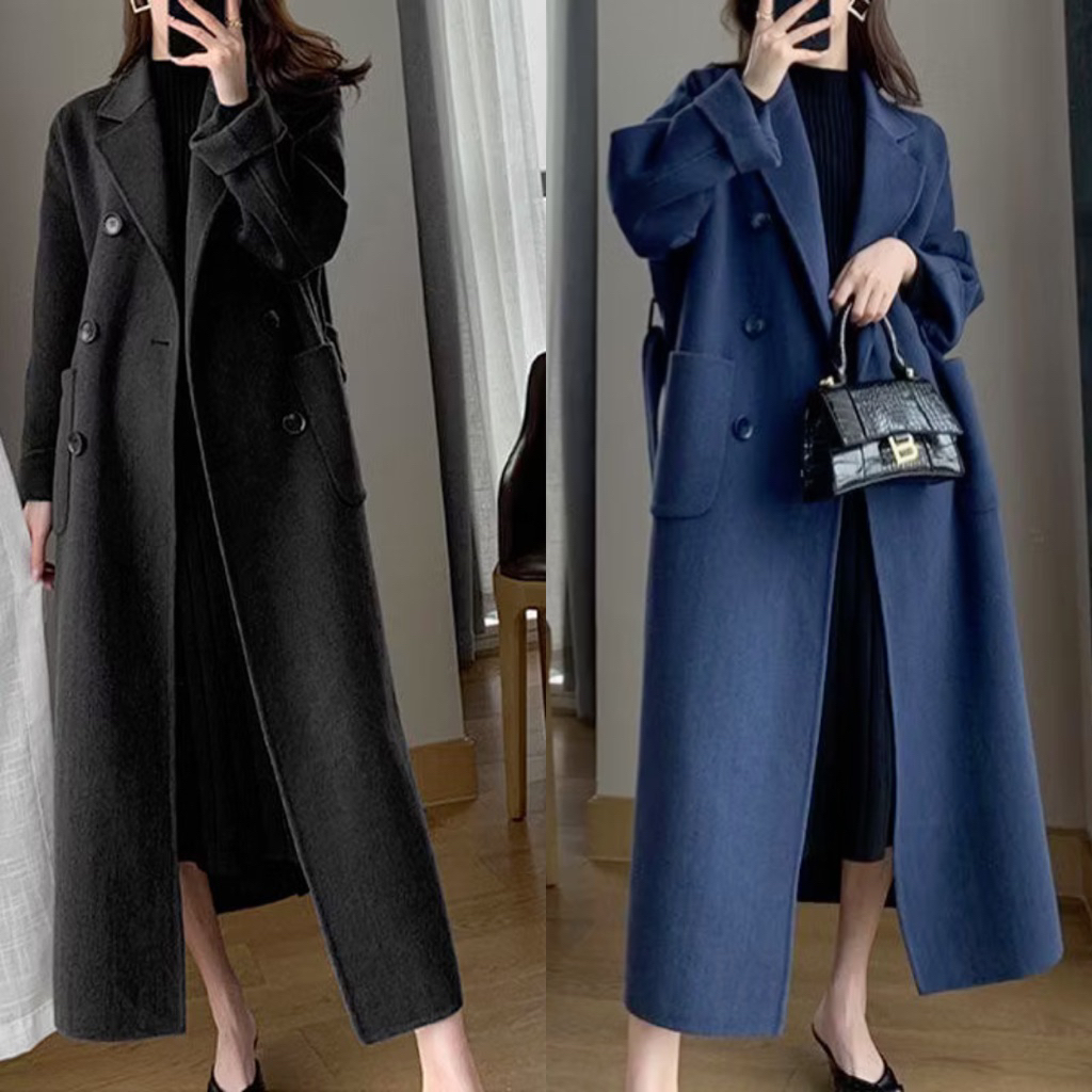 LONG COAT WOOL WANITA PREMIUM