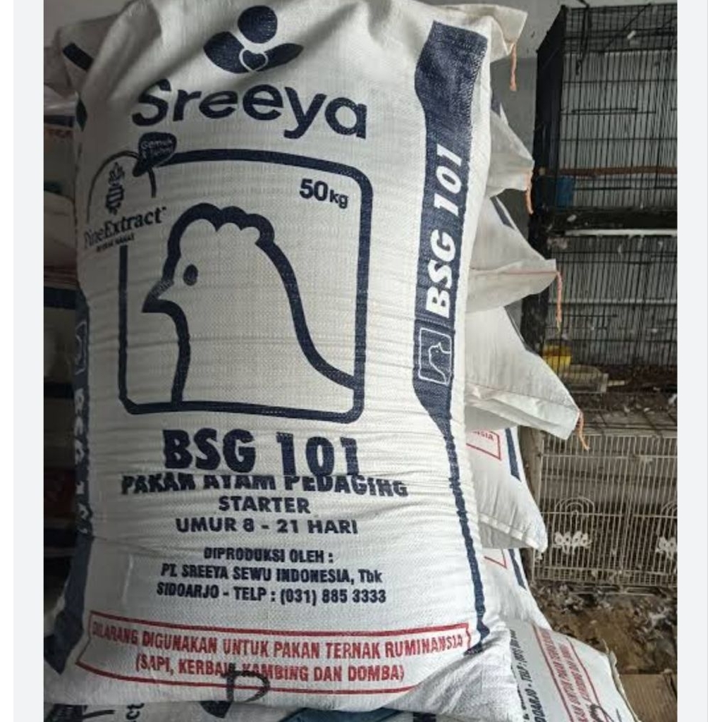 Bsg sreeya 101 pakan ayam pedaging 10kg