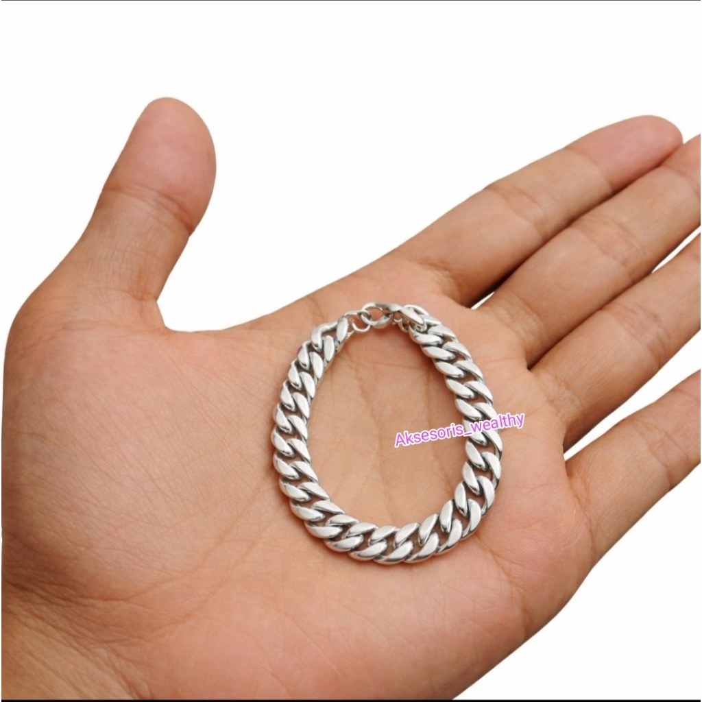 Gelang Rantai Monel Asli Premium anti karat / Gelang anak / Gelang bayi / gelang tangan