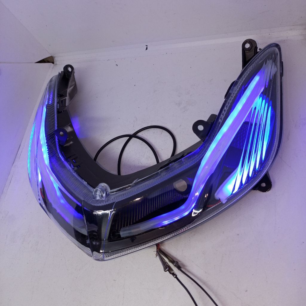 CUSTOM LAMPU SEIN DEPAN MIO SMILE PLUS DOUBLE ALIS