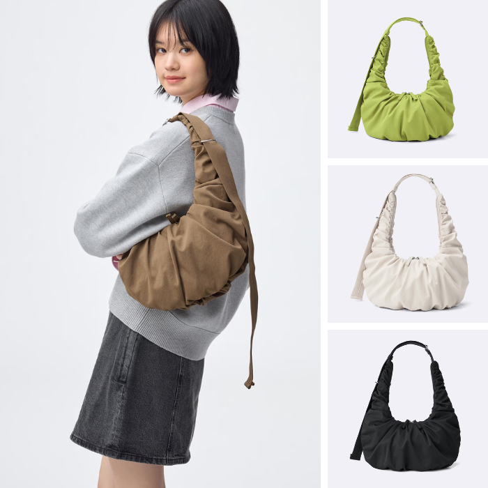 [READY STOCK] GU DUMPLING BAG ORI JAPAN