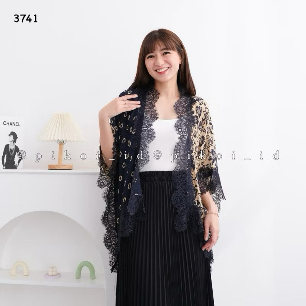 Pikoi_id | Cardigan batik wanita premium / outer batik wanita modern elegan / luaran batik viscose r