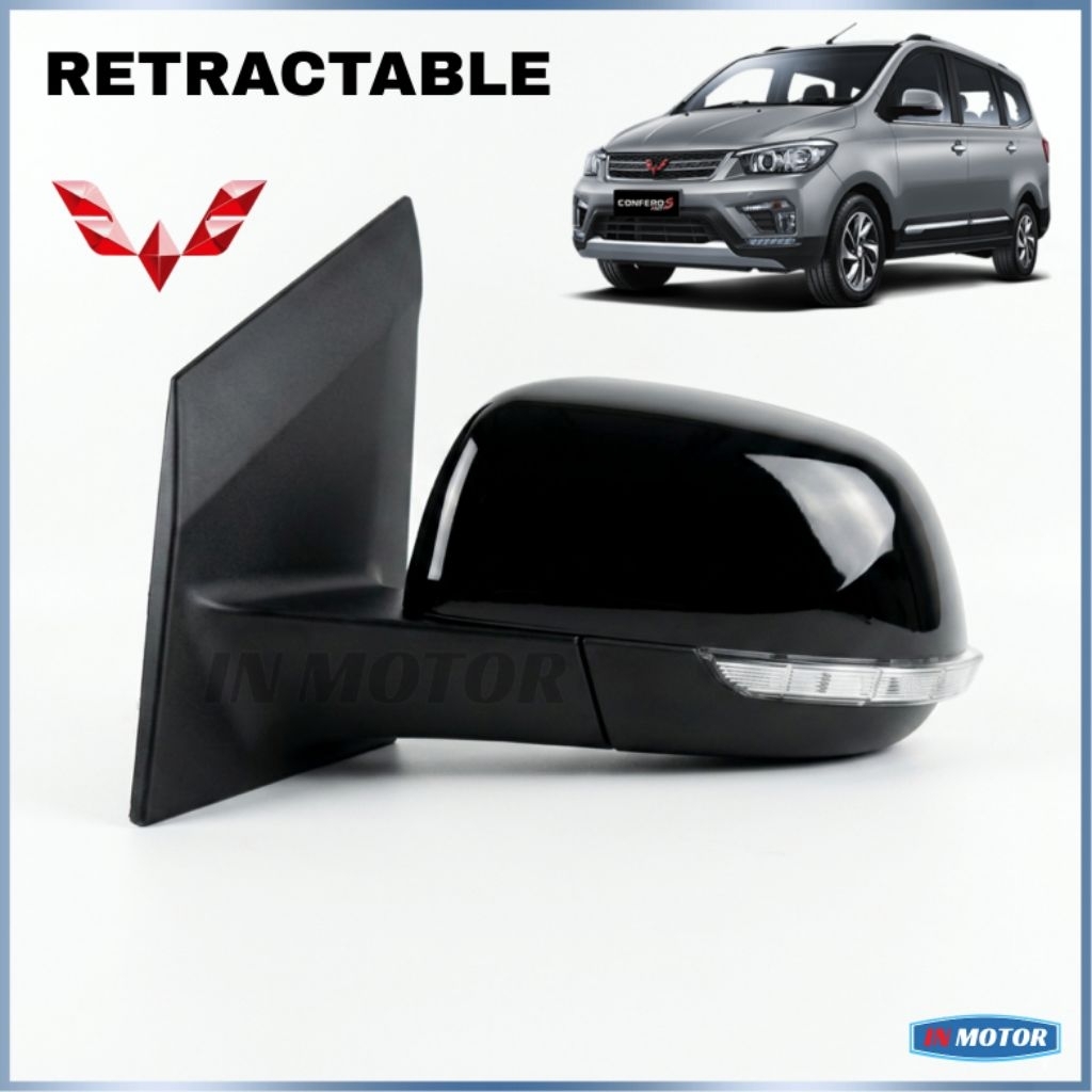Spion WULING CONFERO RETRACK ELEKTRIK OTOMATIS LIPAT ORIGINAL , spion elaktrik wuling confero