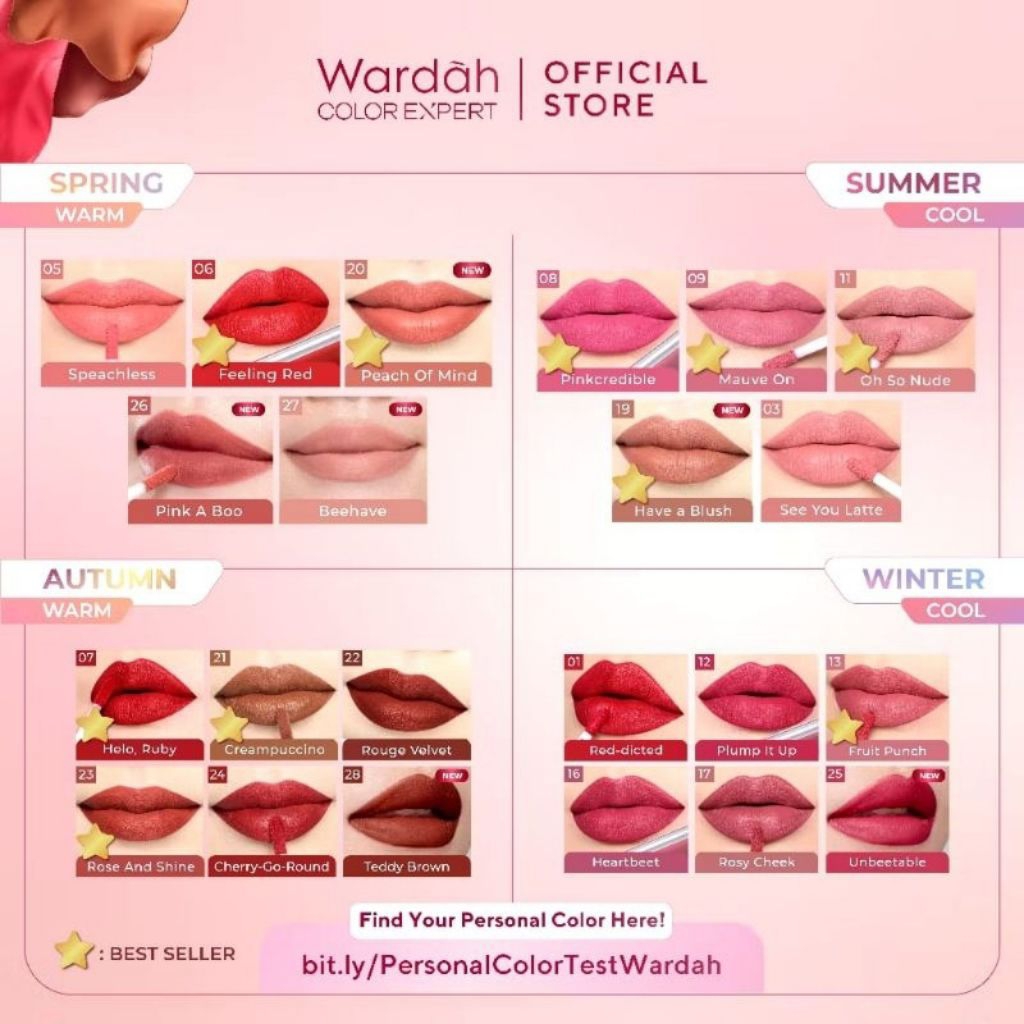 Wardah Exclusive Matte Lip Cream - Wardah Exclusive Matte Lip Cream 4 gr
