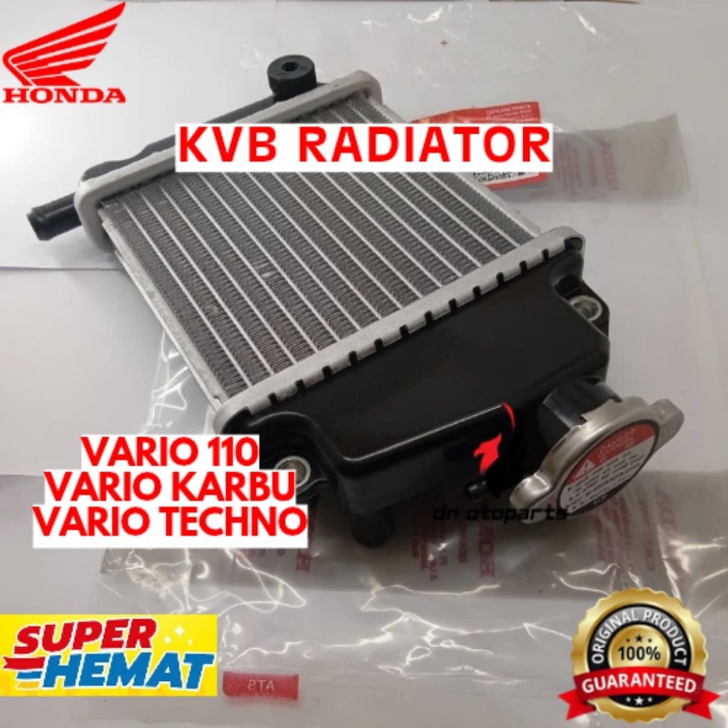 RADIATOR ORIGINAL HONDA KODE KVB, RADIATOR VARIO 110, RADIATOR VARIO KARBU, RADIATOR VARIO TECHNO



