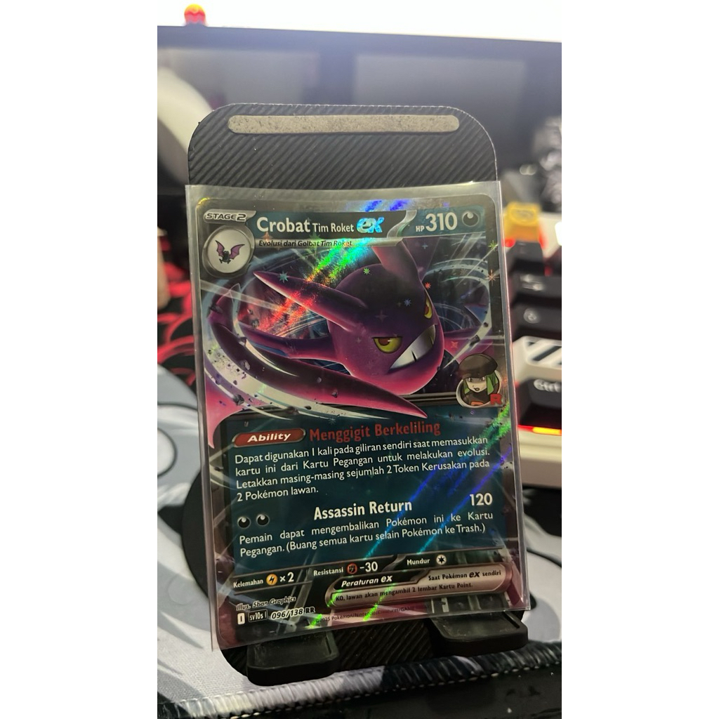 Crobat Tim Roket ex 101/193 RR - Pokemon TCG Indonesia